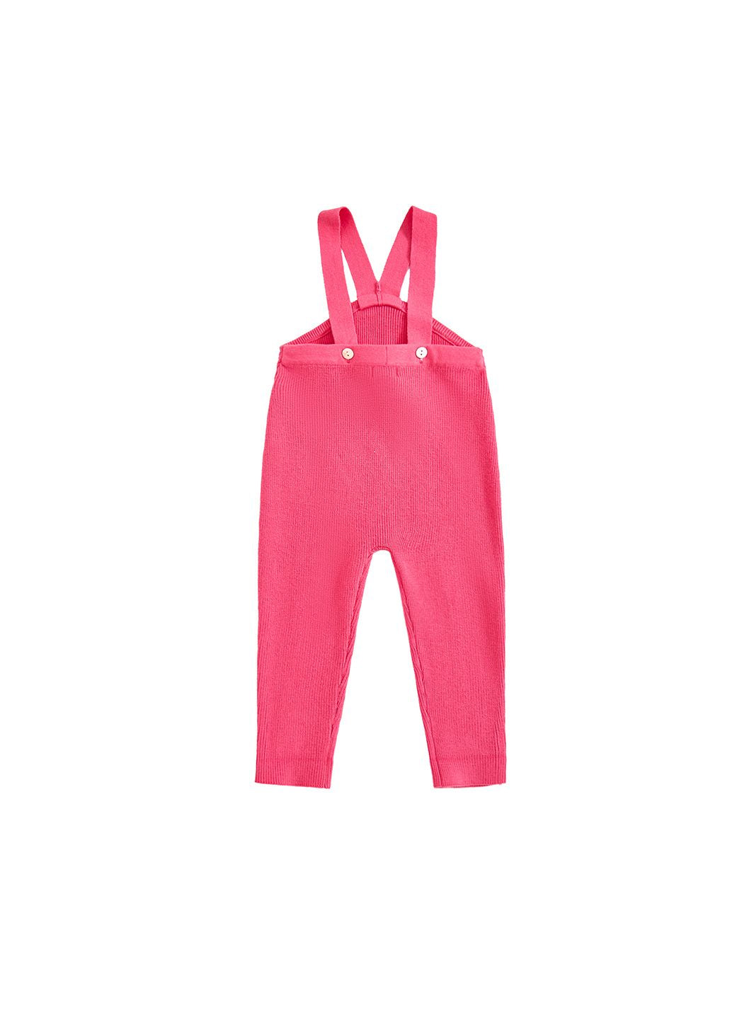 Signature Knit Overall - Neon Pink
