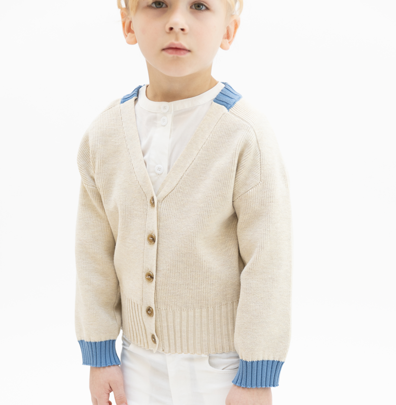 Cardigan Combo Sweater