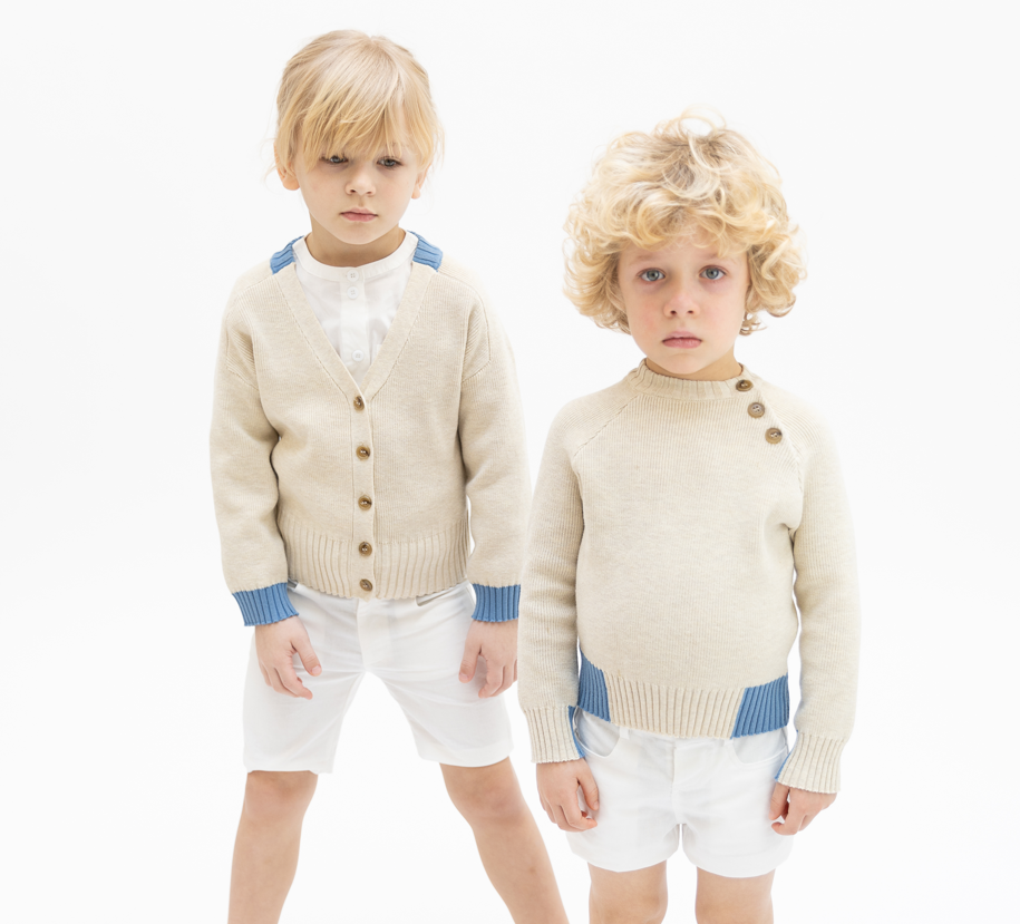 Cardigan Combo Sweater