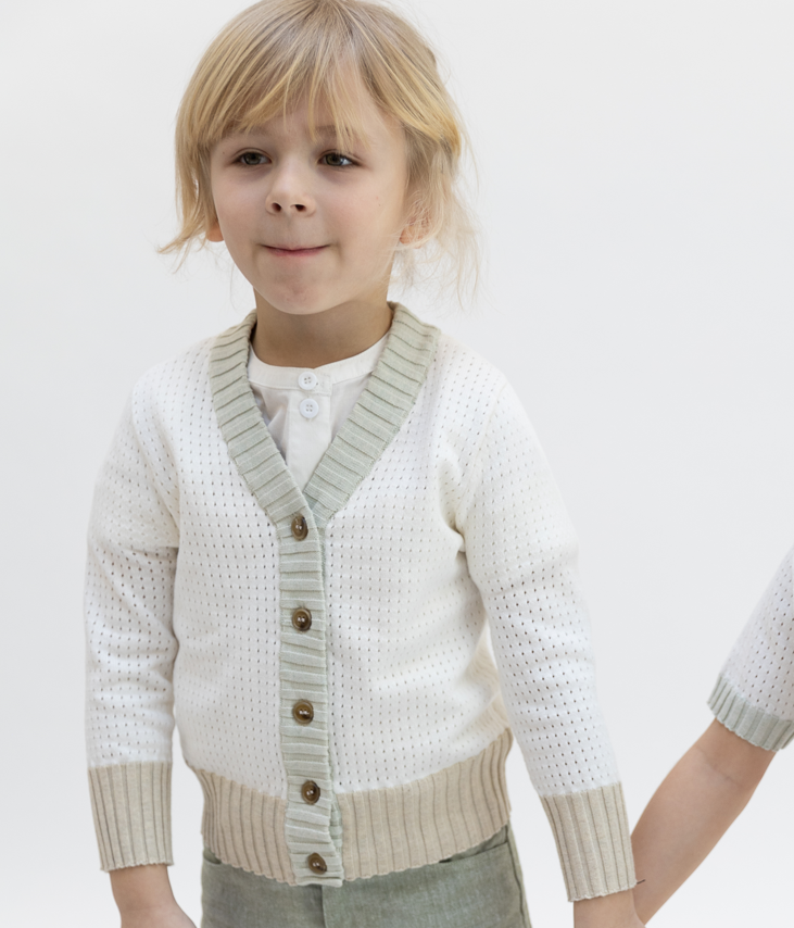 Cardigan Eyelet 3 Colors