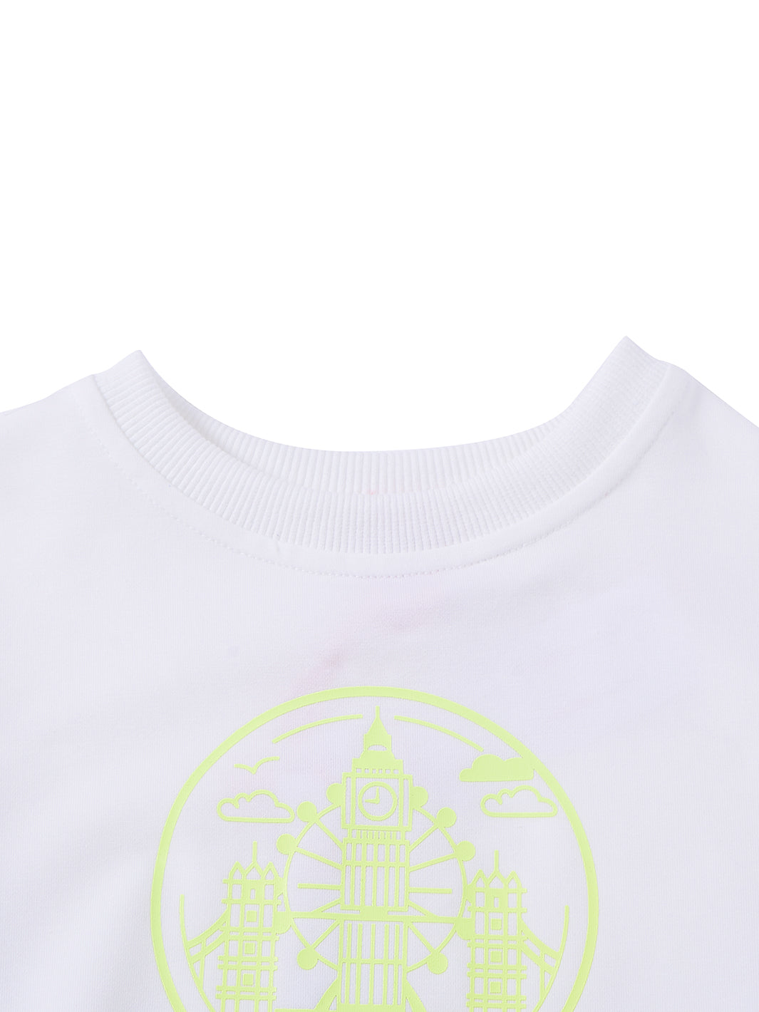 Striped Center Print Top