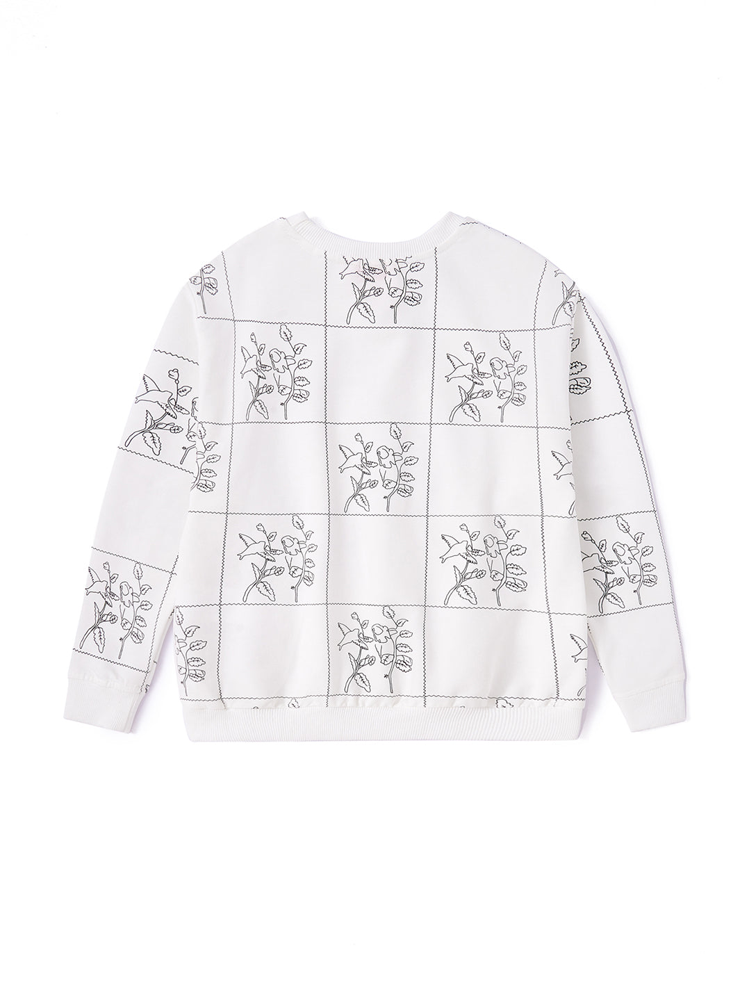 Square Floral Print Top