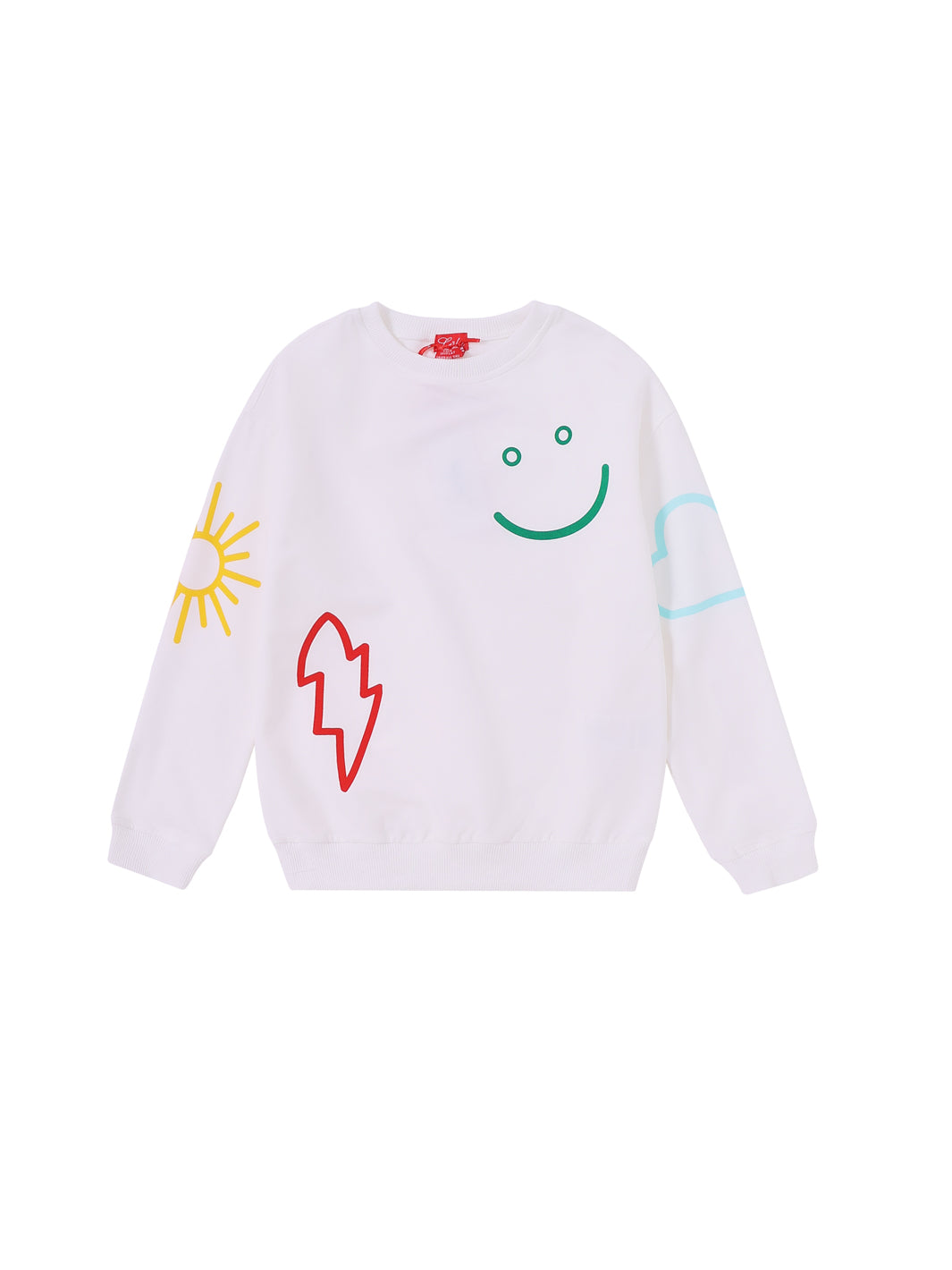 Scattered Weather Symbol Print Top