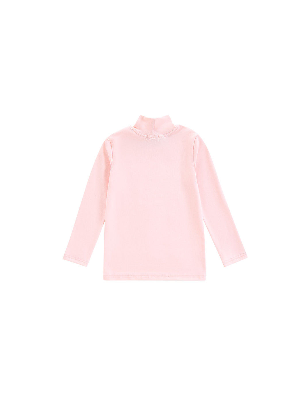 Solid Mock Neck T-shirt - light Pink