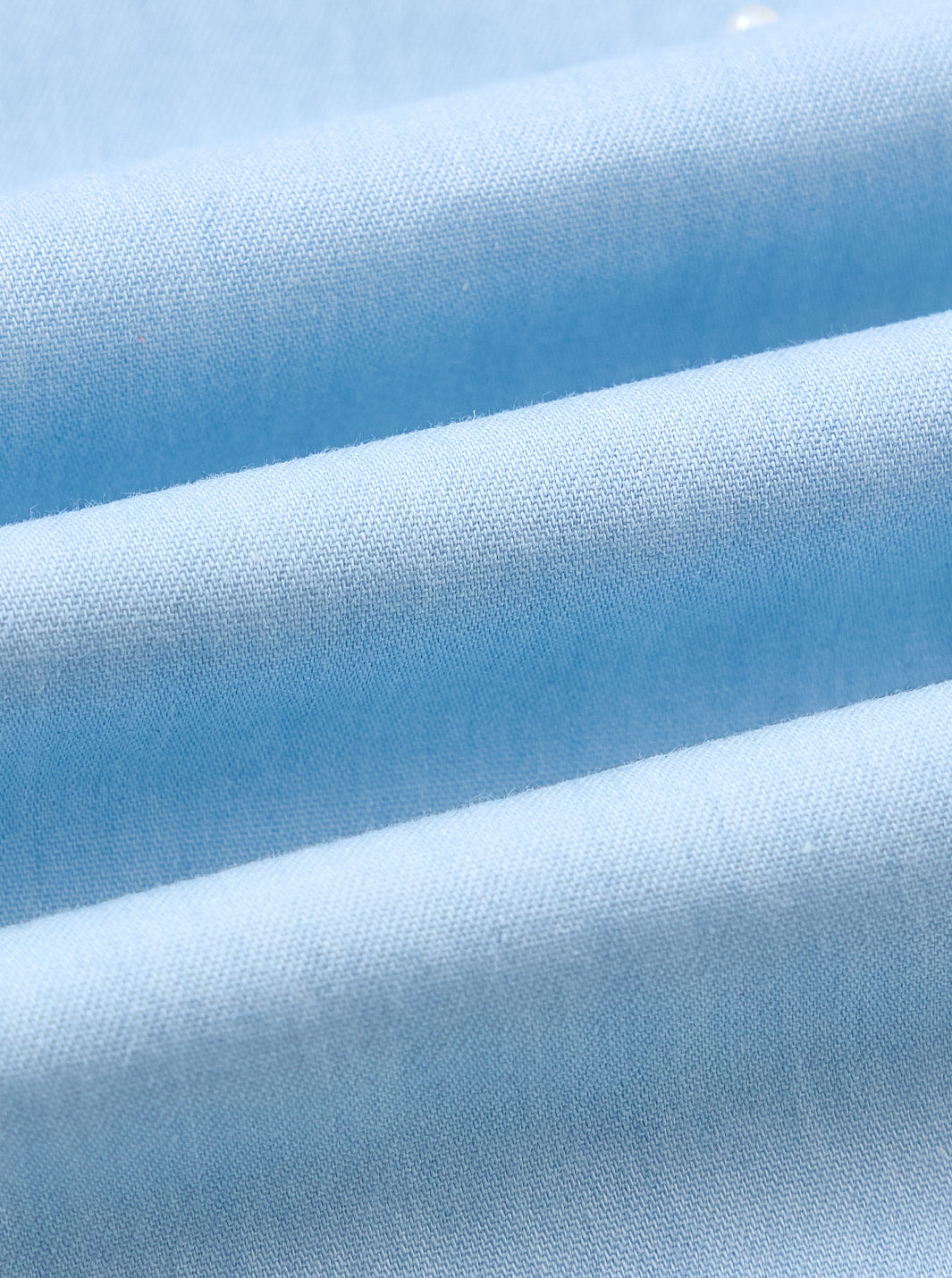 Denim Topstitched Overall - Pale Blue