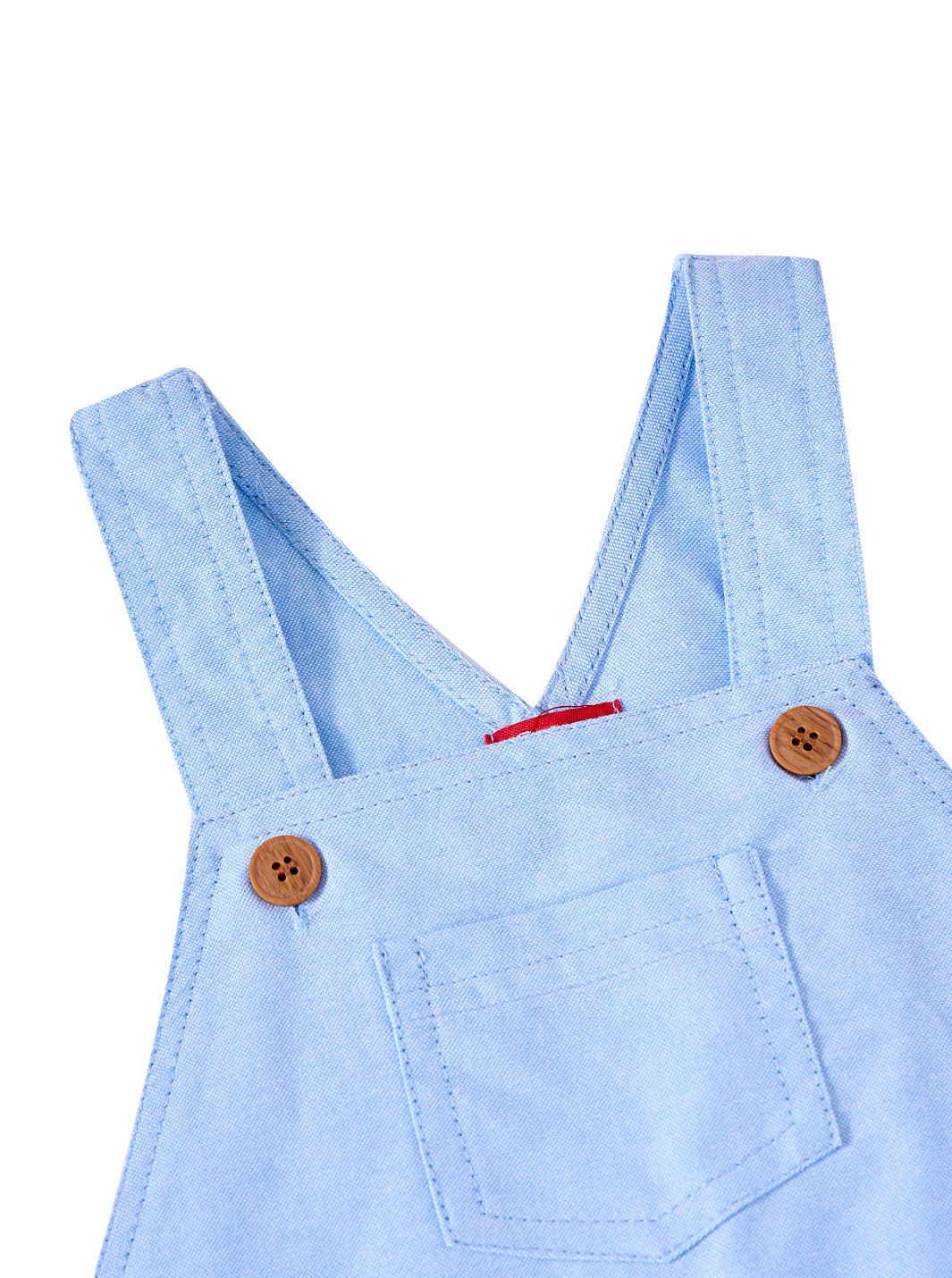 Baby Solid Romper - Lt. Blue