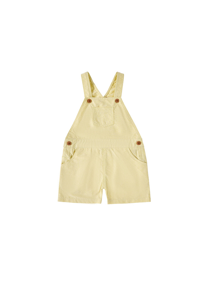Baby Solid Romper - Yellow
