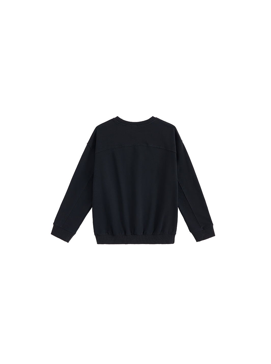 Denim Applique Top - Black