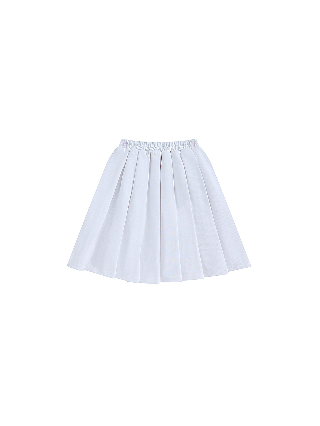Classic Pleated Skirt - Pure White