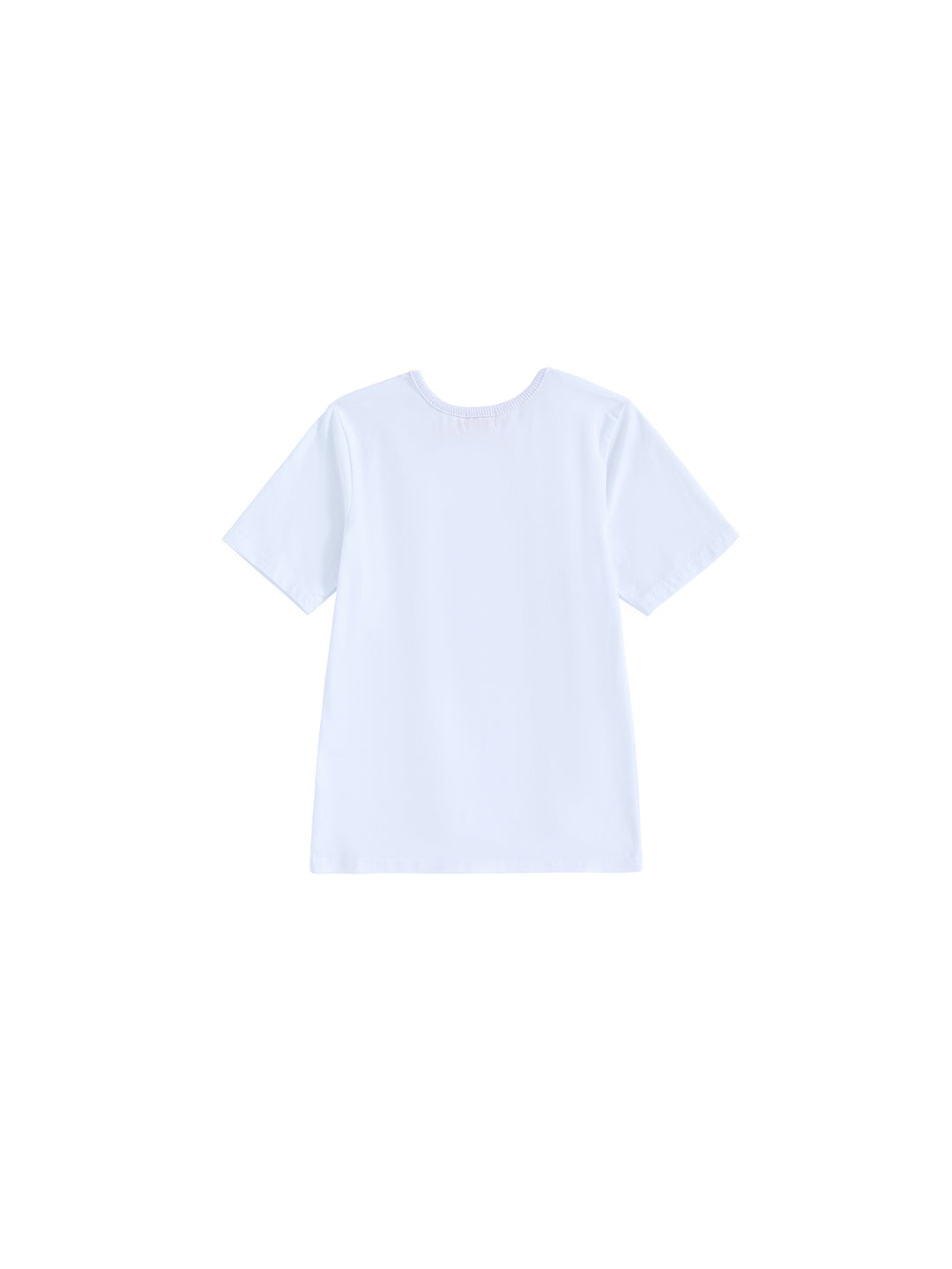 Classic Front Print T-shirt - White/Deep Royal Blue