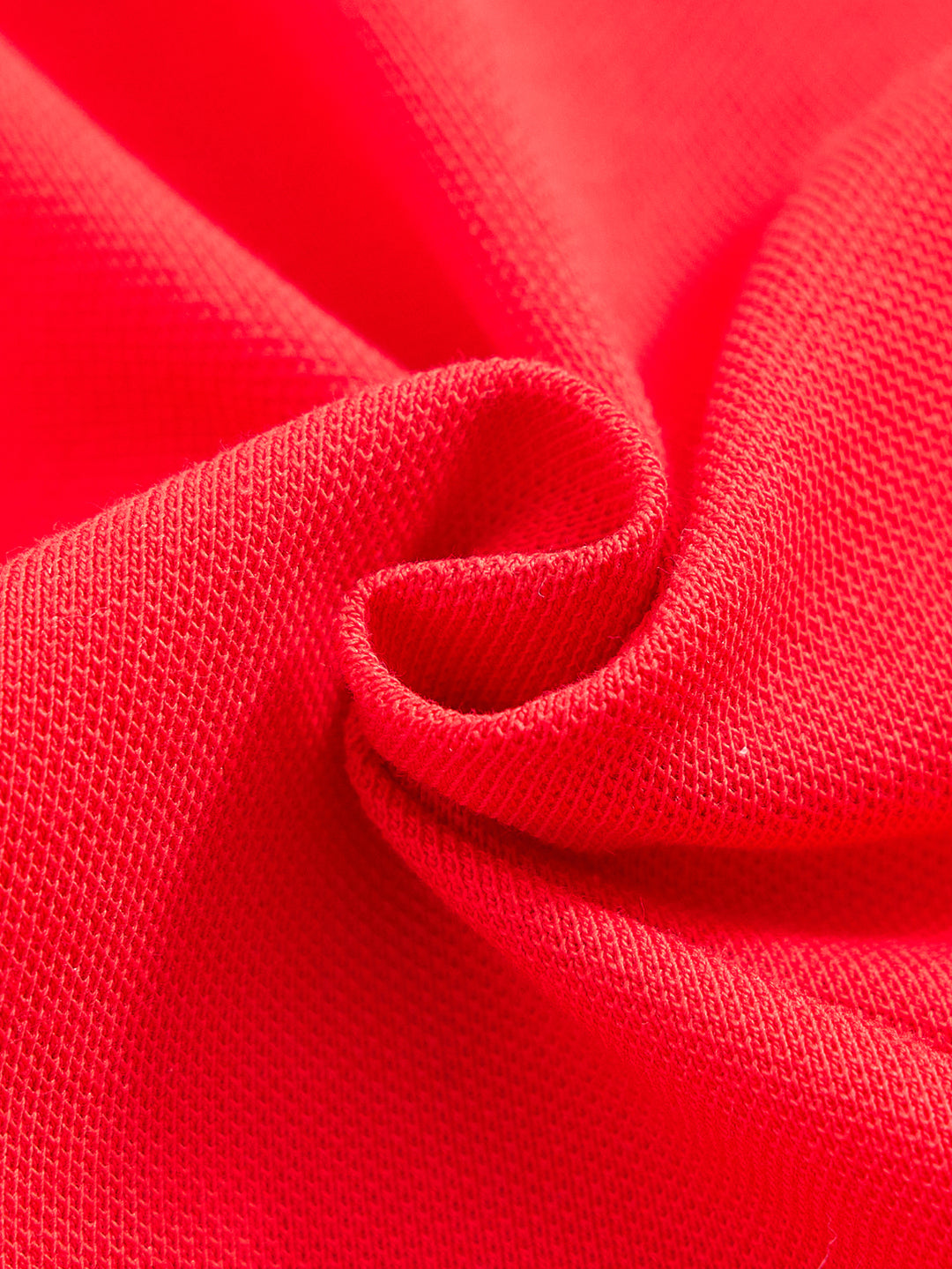 Collar Binding Dress - Red