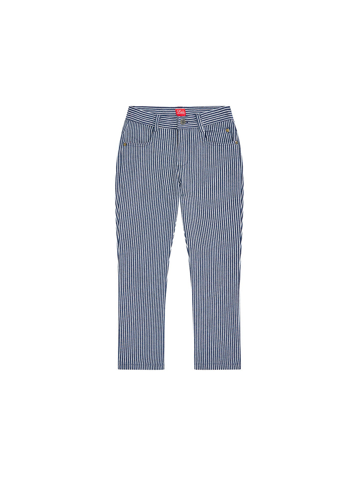 Denim Striped Long Pants