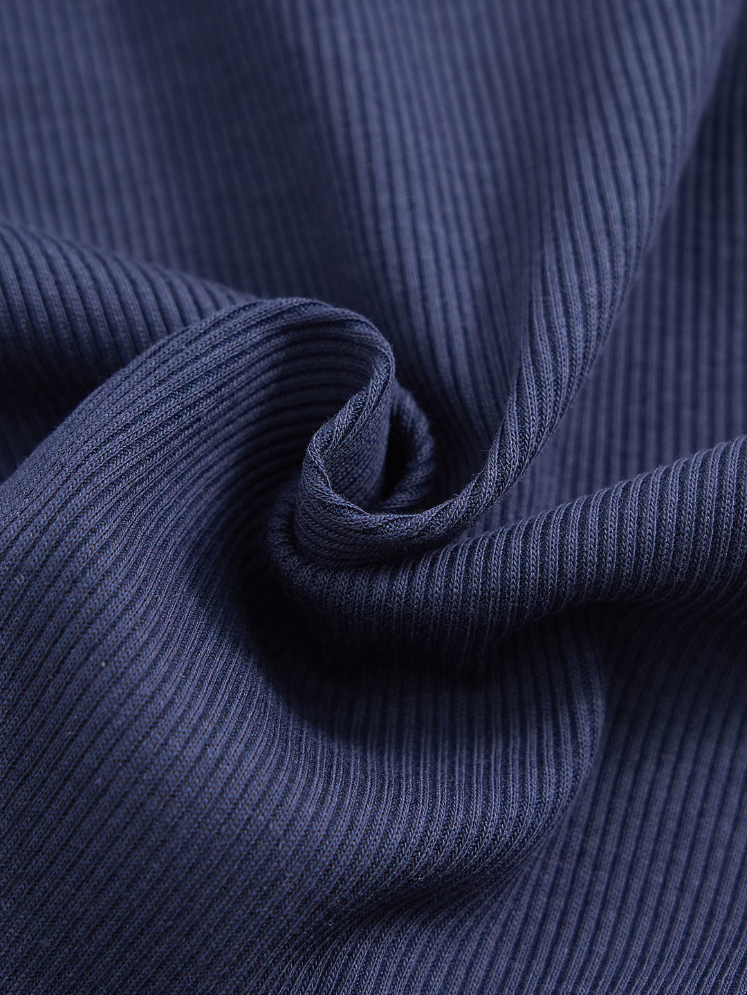 Trim Long Sleeve Polo - Navy