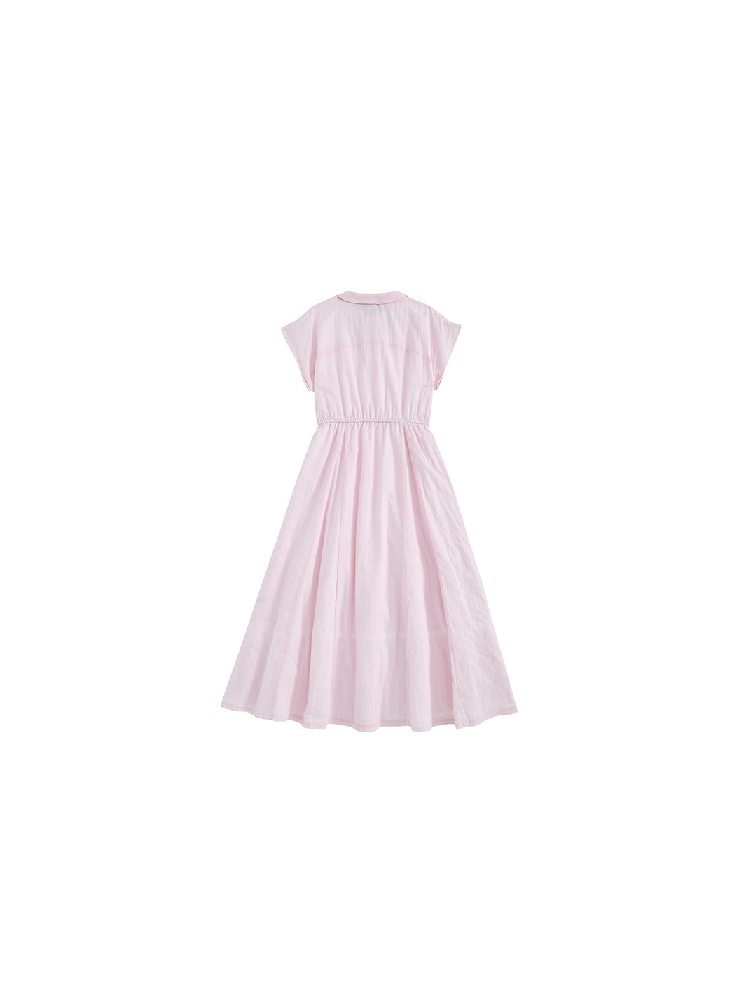 Eyelet Striped Dress