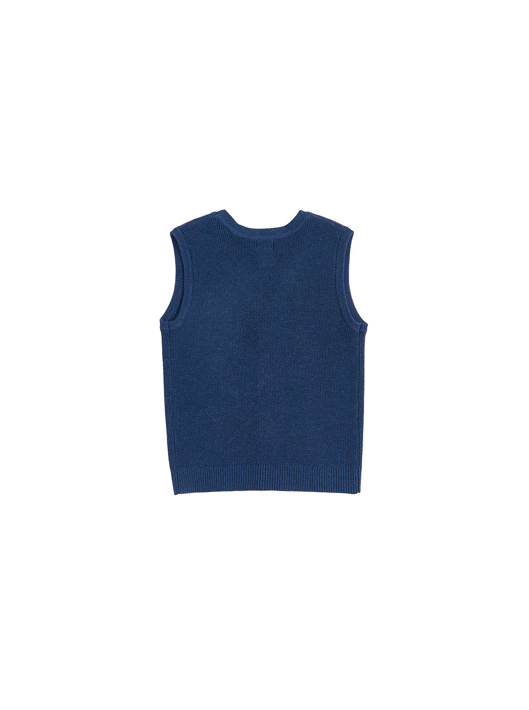 Classic Solid Vest - Navy Mix