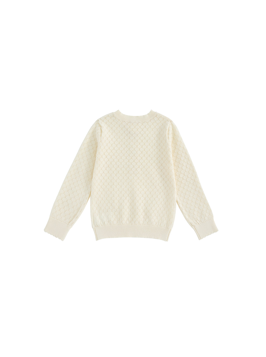 Buttons Sweater - Almond White