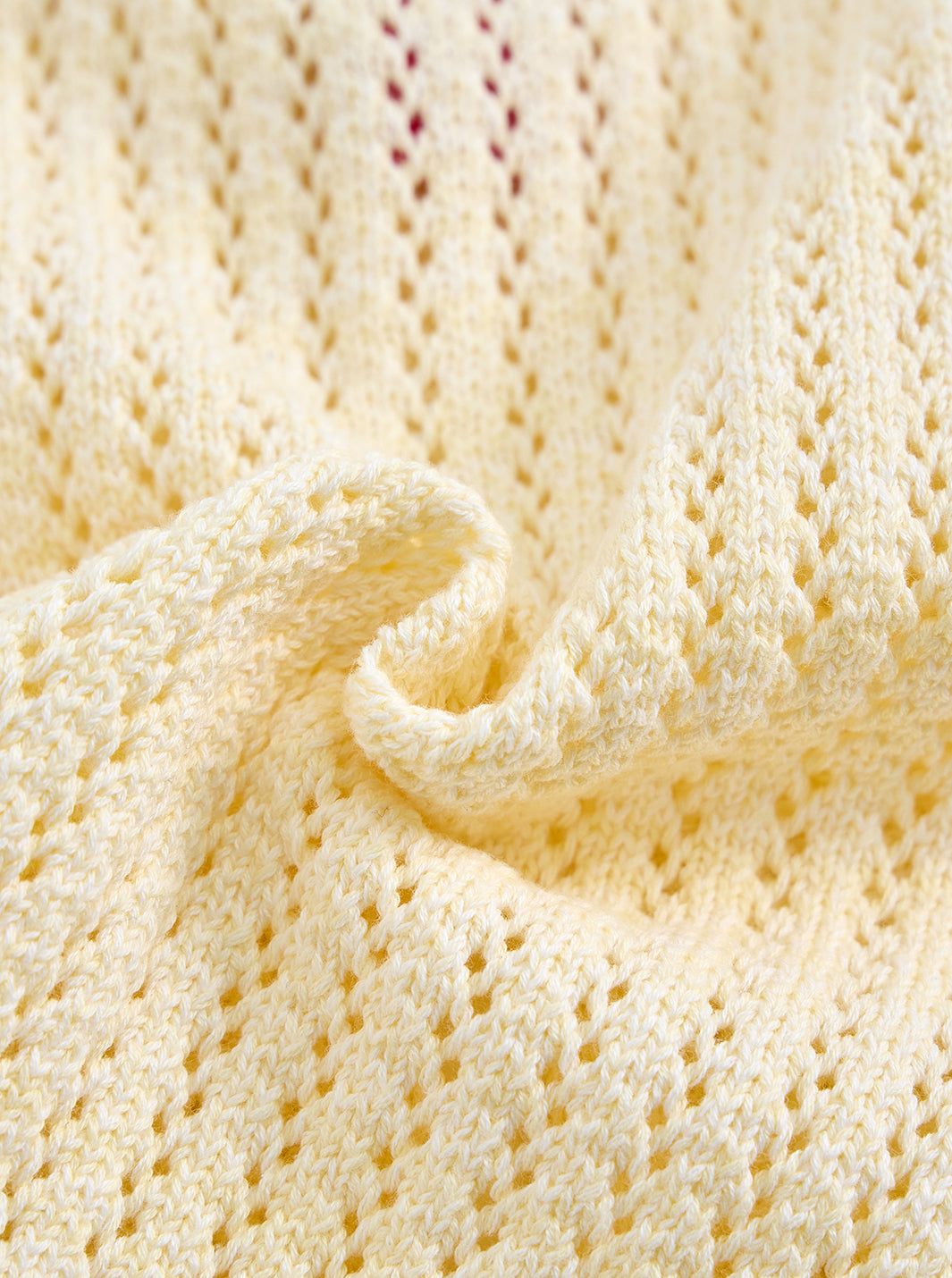 Crop Length Sweater - Rice Beige