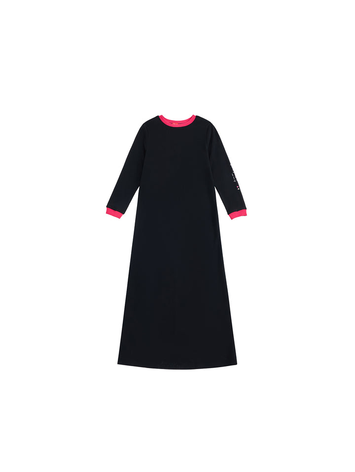 Scribble Heart Print Nightgown