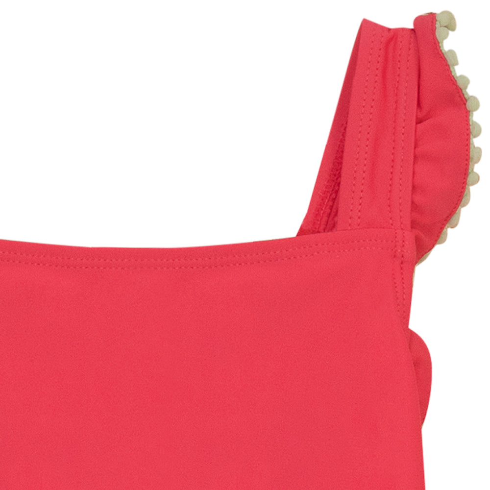 Ruffle Trim Swimsuit
