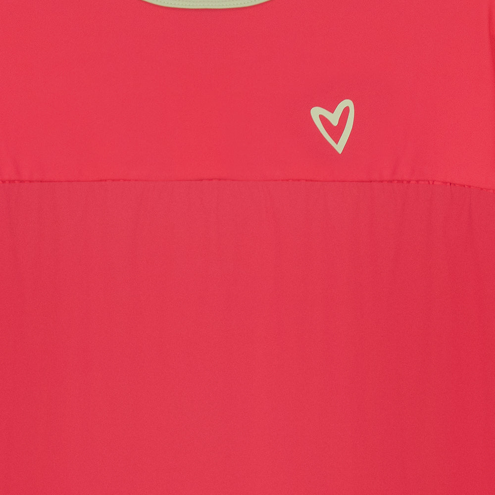 Heart Swim Gathered Dress