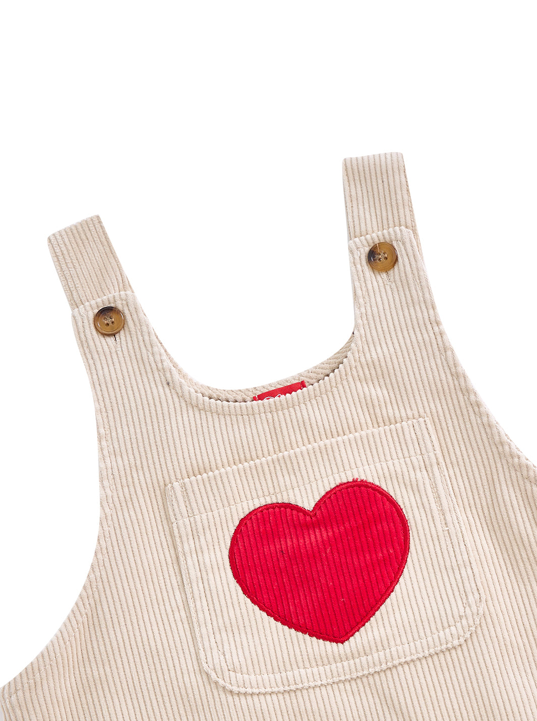 Corduroy Heart Pocket Jumper