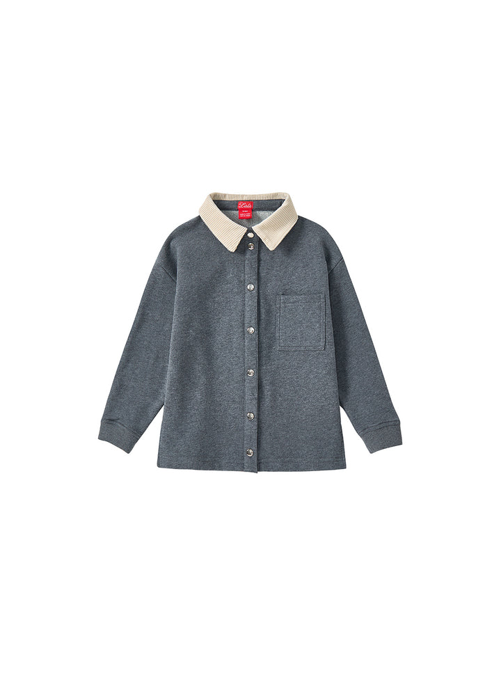 Corduroy Collar Shirt