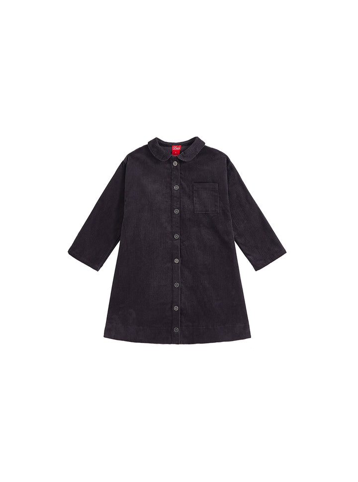 Corduroy Dress - Grey
