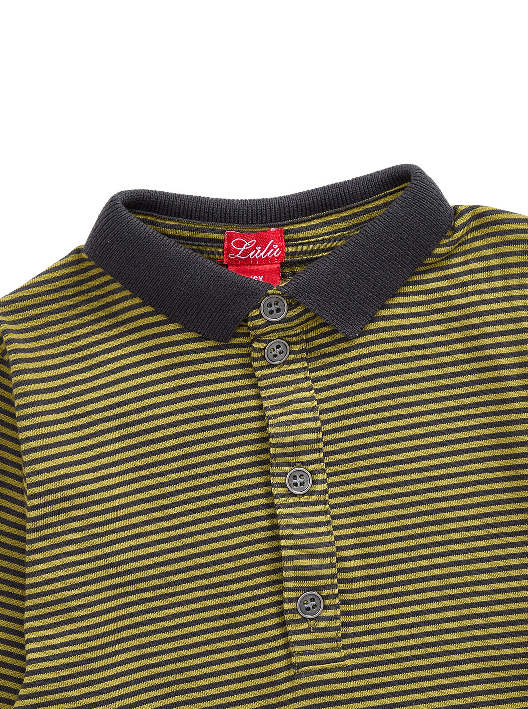 Striped Polo - Green