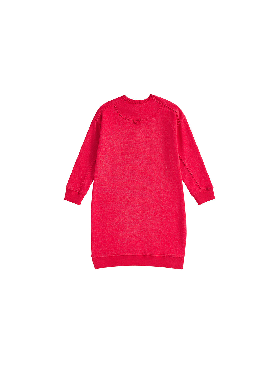 French Terry Dress - Red