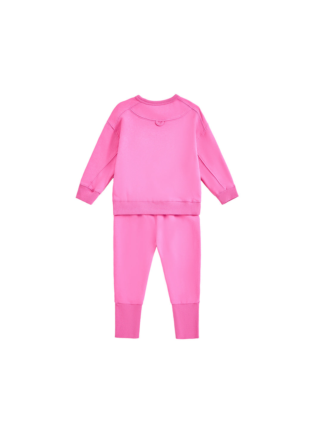 Baby French Terry Set - Hot Pink