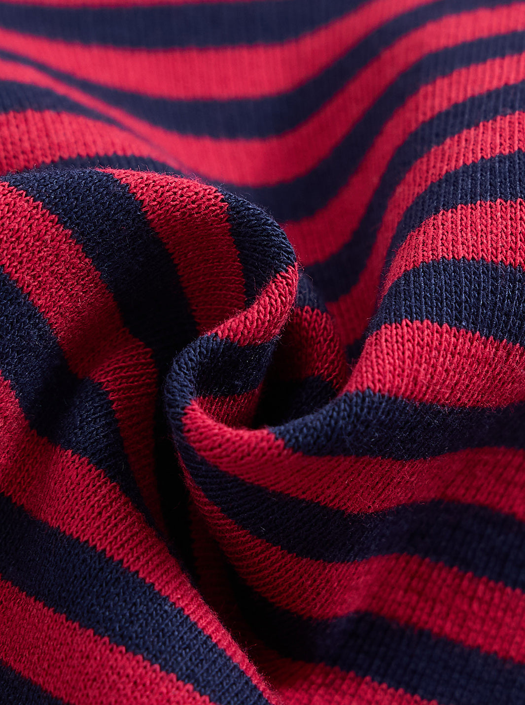 Striped Ruffle Collar Top