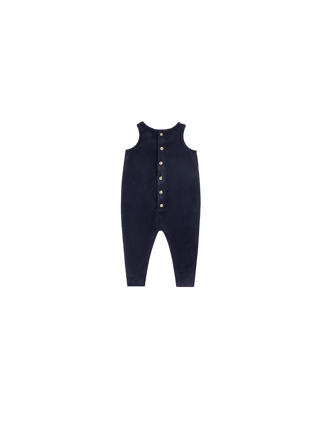 Baby Velour Studded Overall