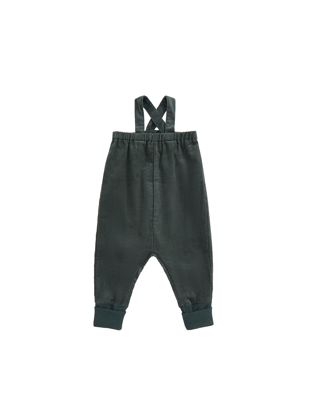 Corduroy Overall - Dk Green