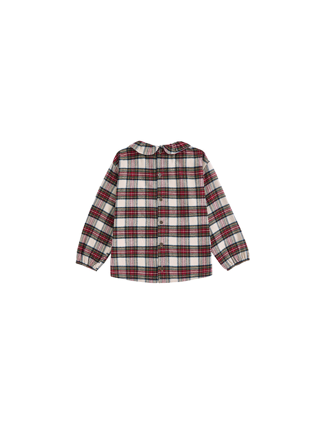 Plaid Gathered Shirt
