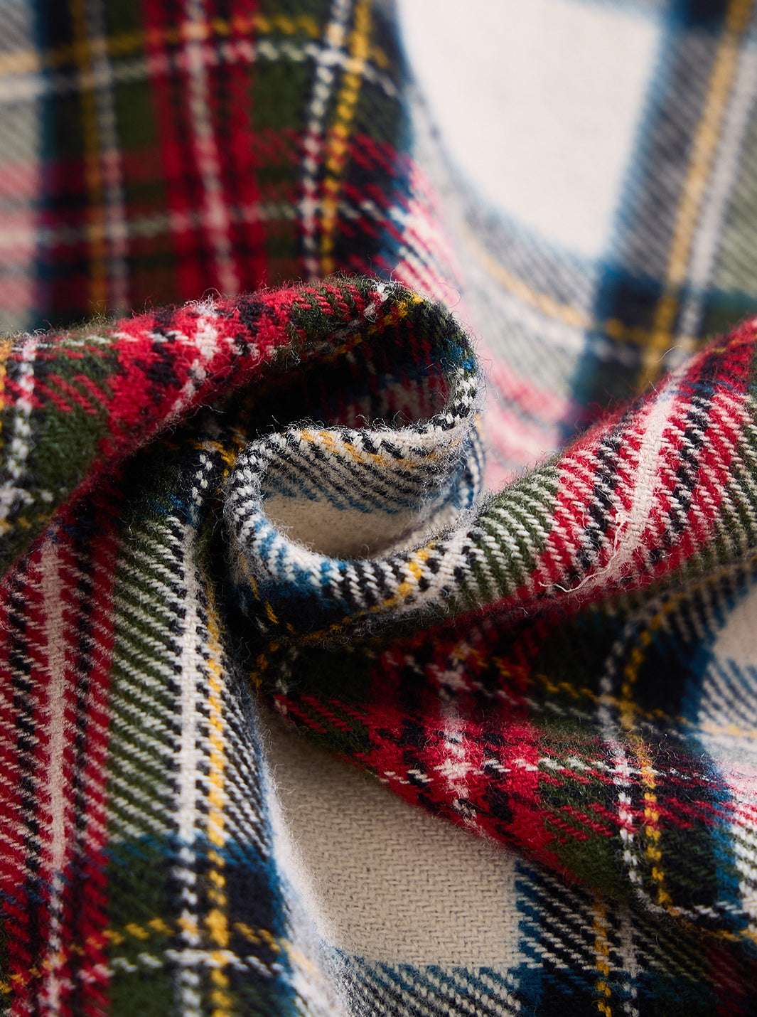 Plaid Gathered Shirt