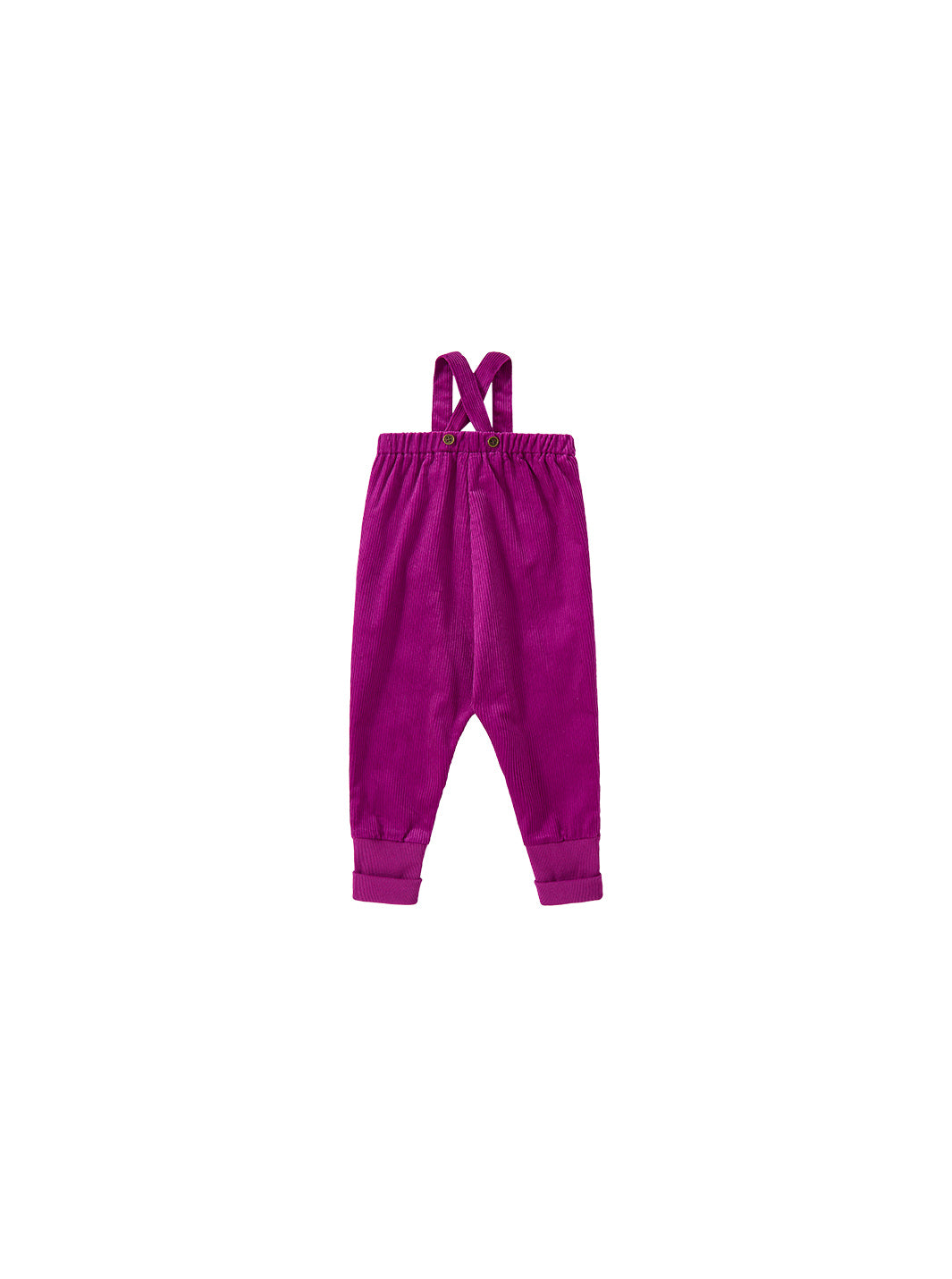 Corduroy Strap Overall - Purple