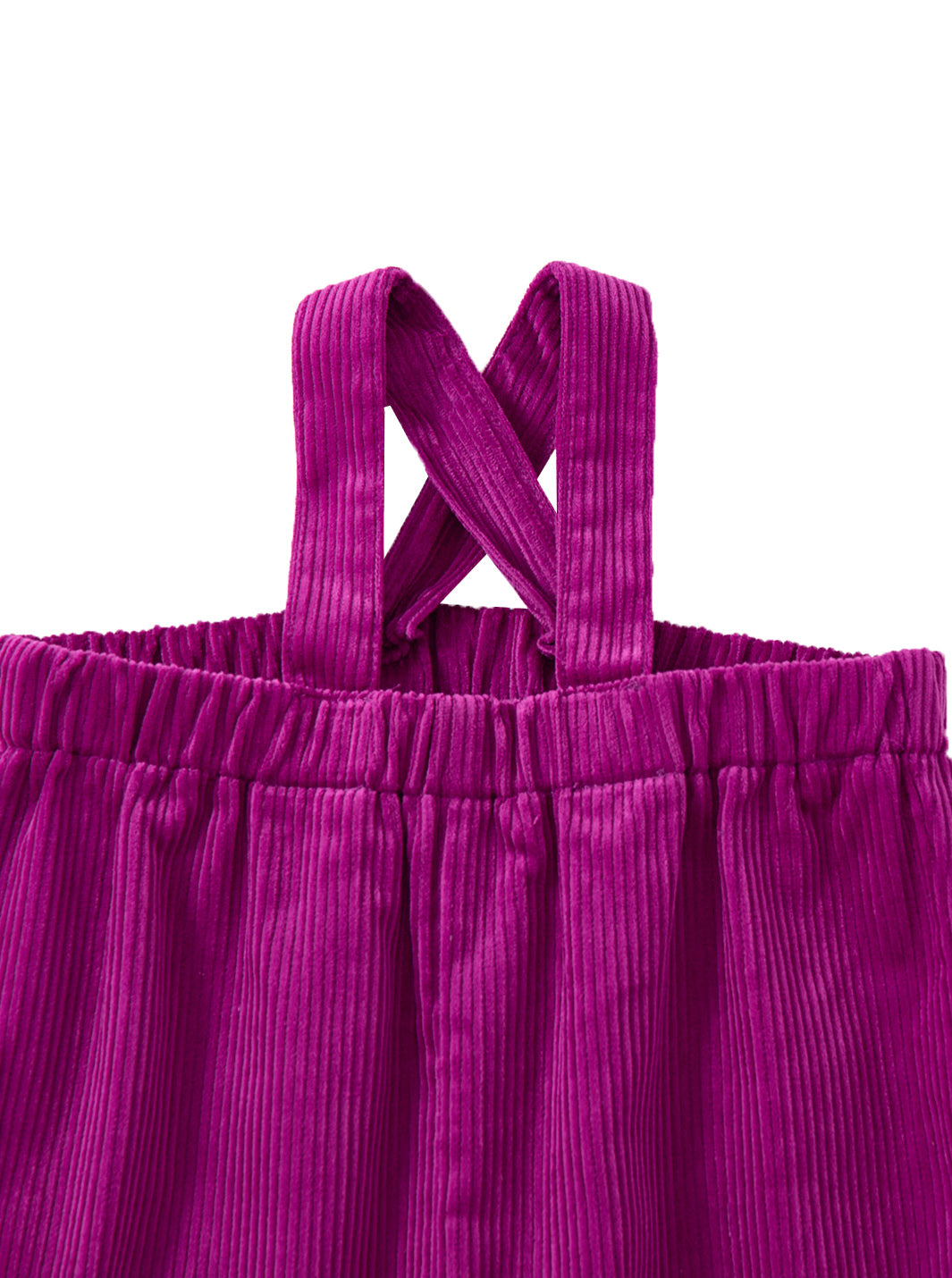 Corduroy Strap Overall - Purple