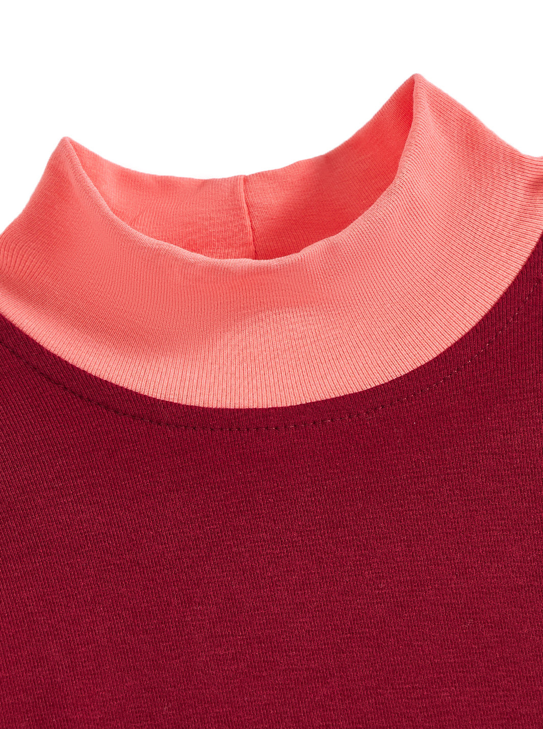 Mock Neck Tea Length Set