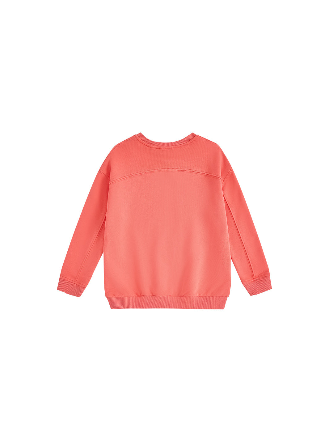 Smiley Print Top- Orange