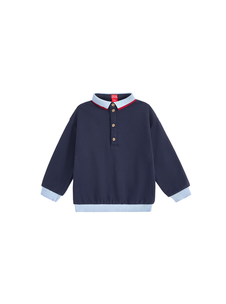 French Terry Collar Polo