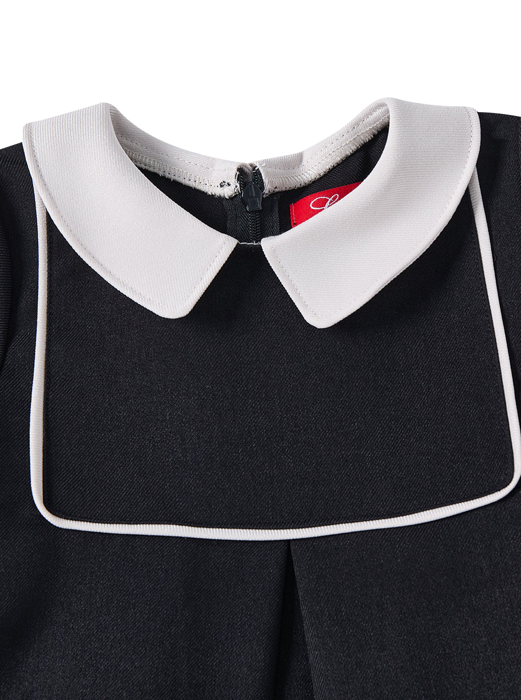 Collar Center Pleat Dress