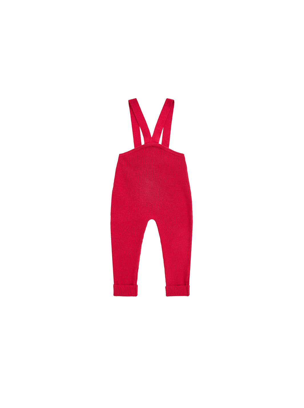 Baby Knit Legging Overall - Red Mix