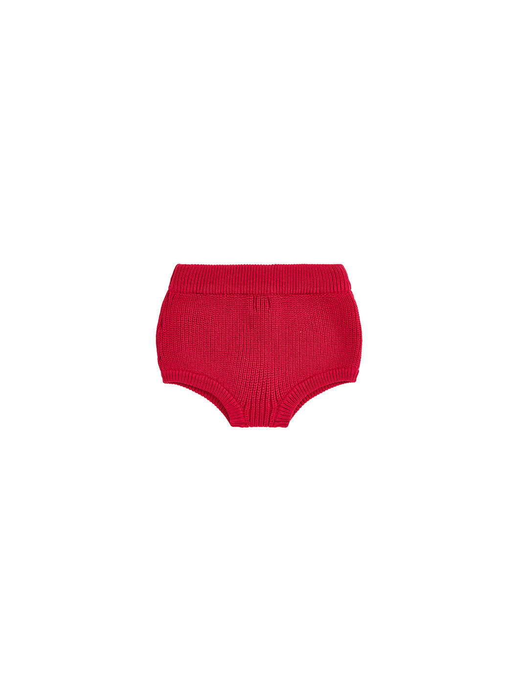 Baby Knit Rib Panty - Red Mix