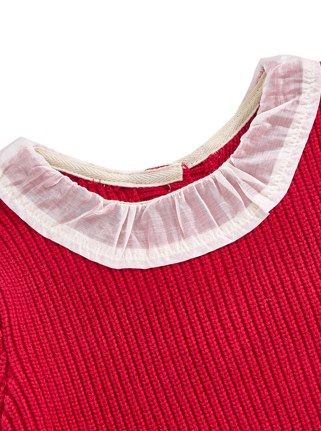 Combo Sweater - Red Mix