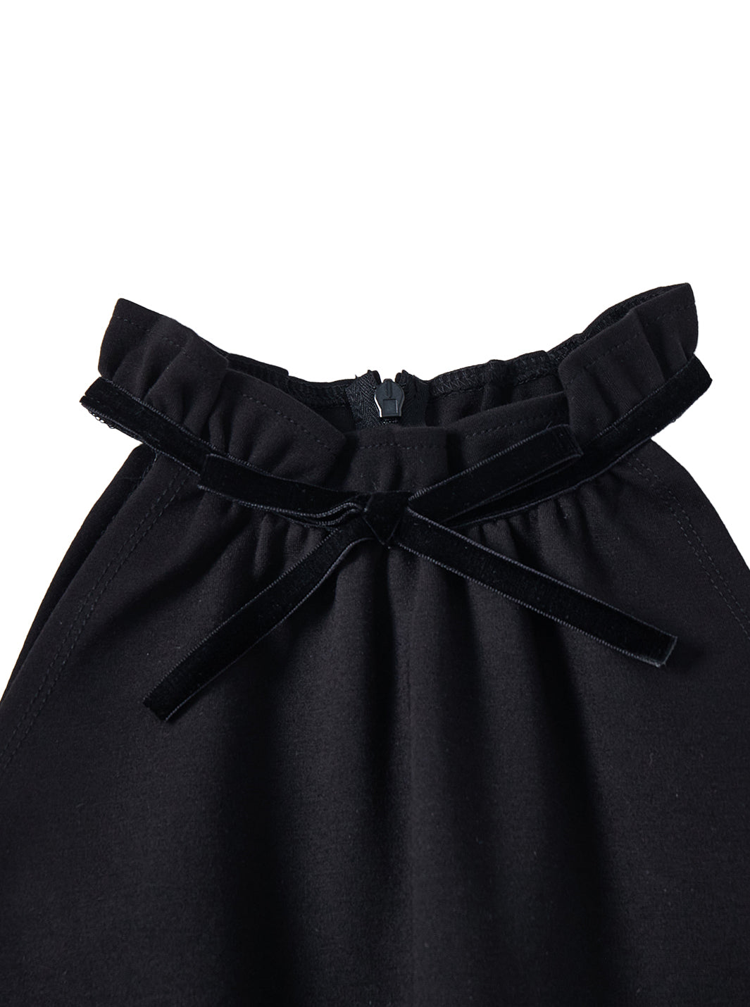 Trim Bow Jumper -Black
