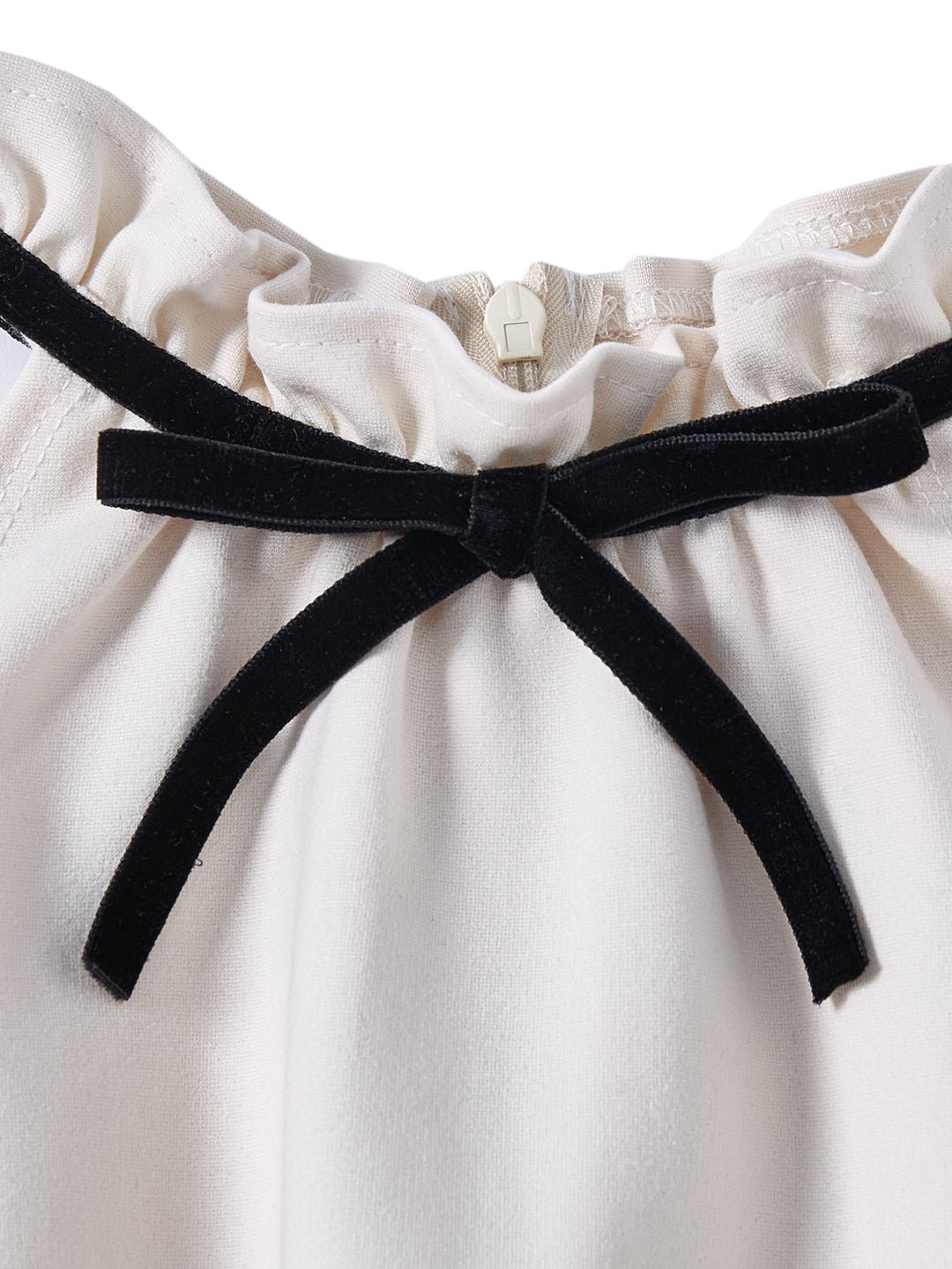 Trim Bow Jumper - Off White