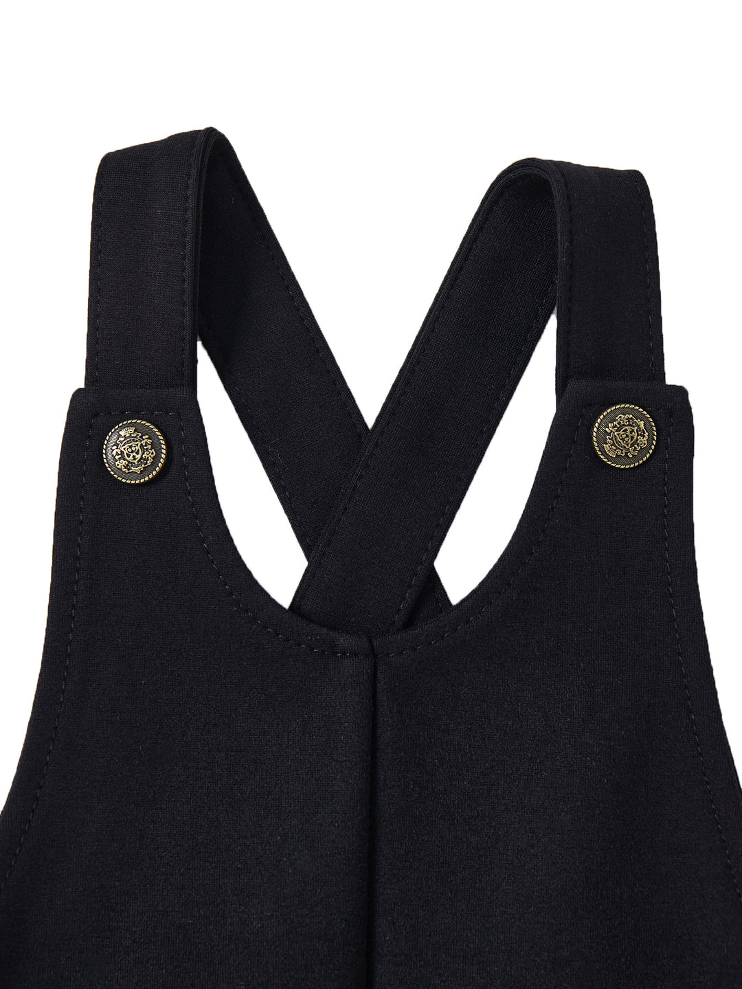 Baby Strap Overall - Black