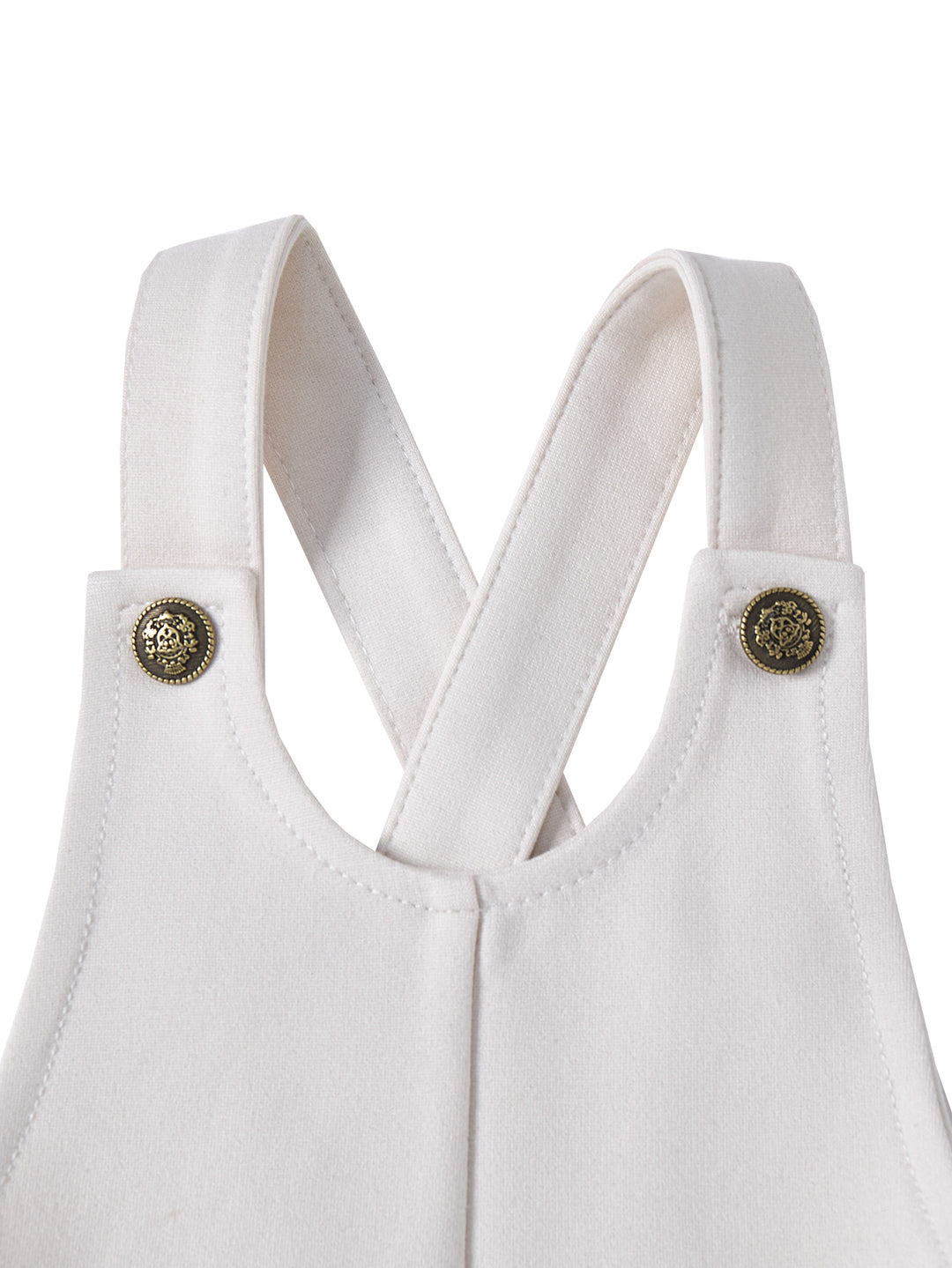 Baby Strap Overall - Off White