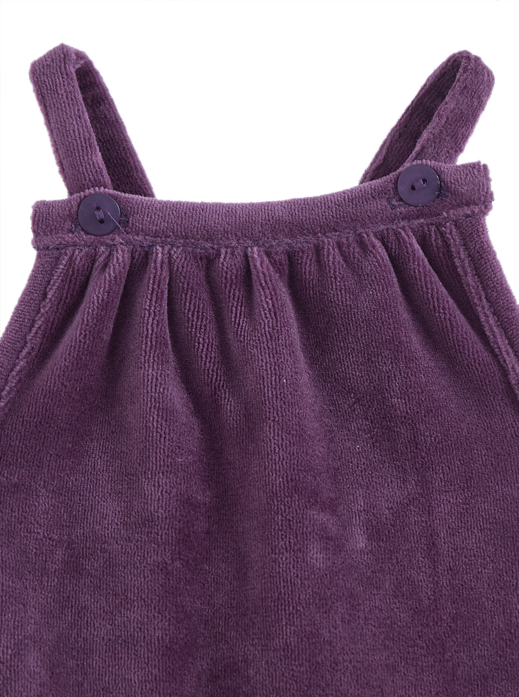 Velour Elastic Overall