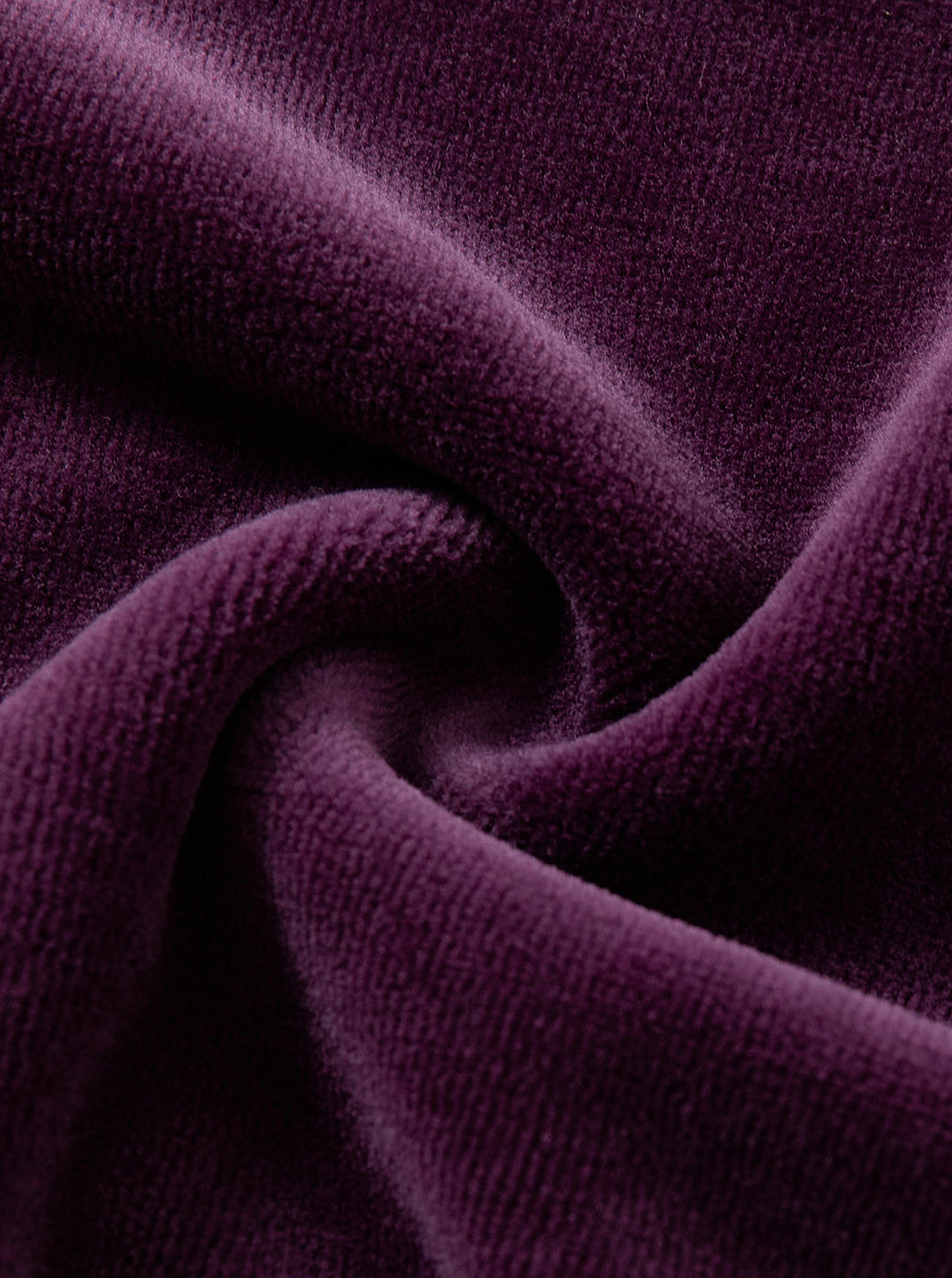 Velour Hooded Crop Length Top